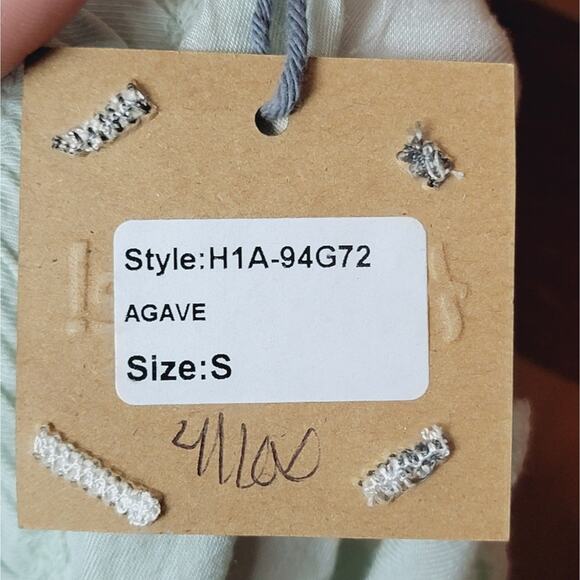 NWT Hello Nite! Agave Green Lounge Shorts, Sz S - Picture 7 of 7